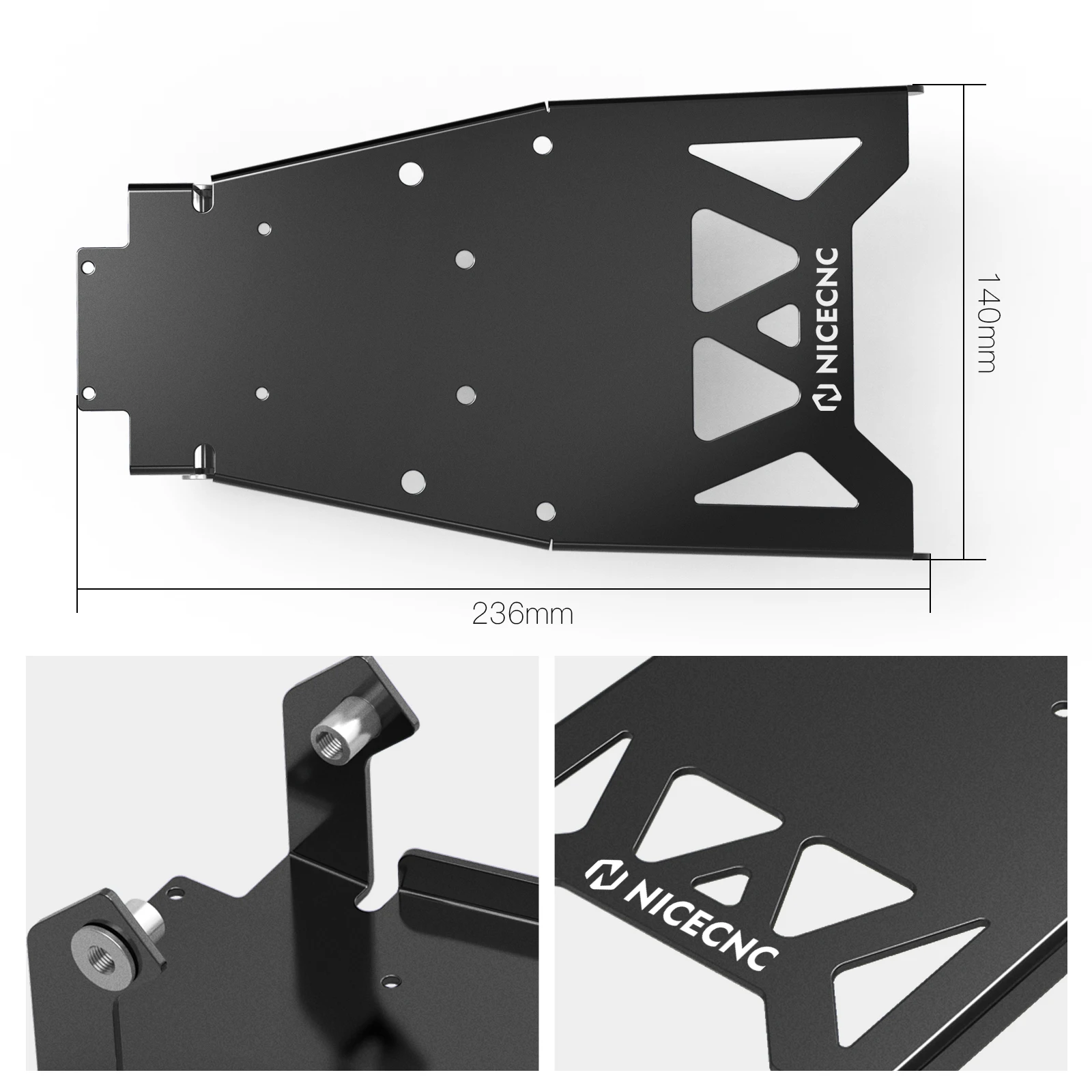 For Surron Light Bee X Aluminum Battery Front Plate For SUR-RON Light Bee S Light Bee L1E Segway X160 X260 Electric Dirt Bike