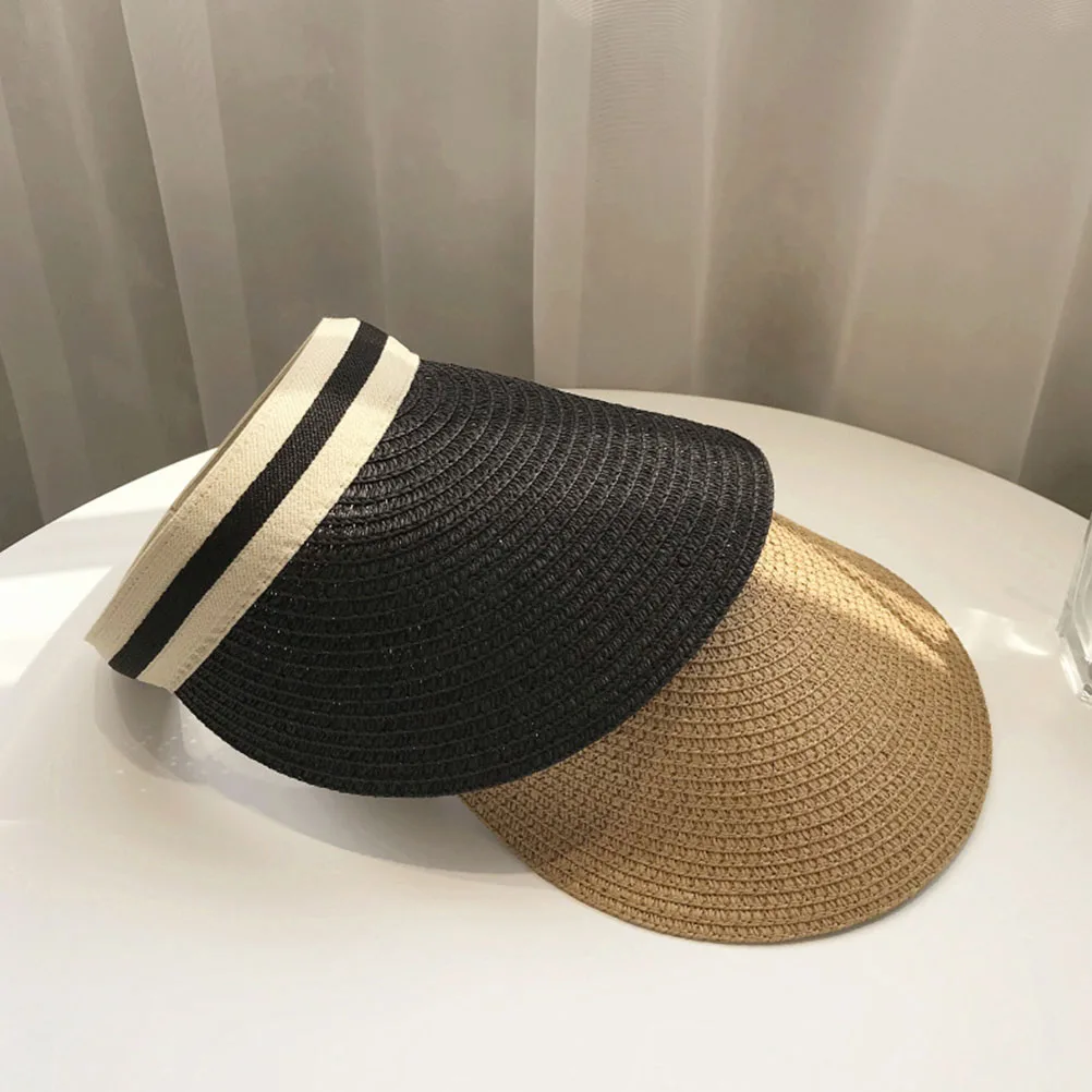 

Sun Visor Hat for Outside Outdoor Protection Summer Beach Women's Hats & Caps Uv Cut Woman