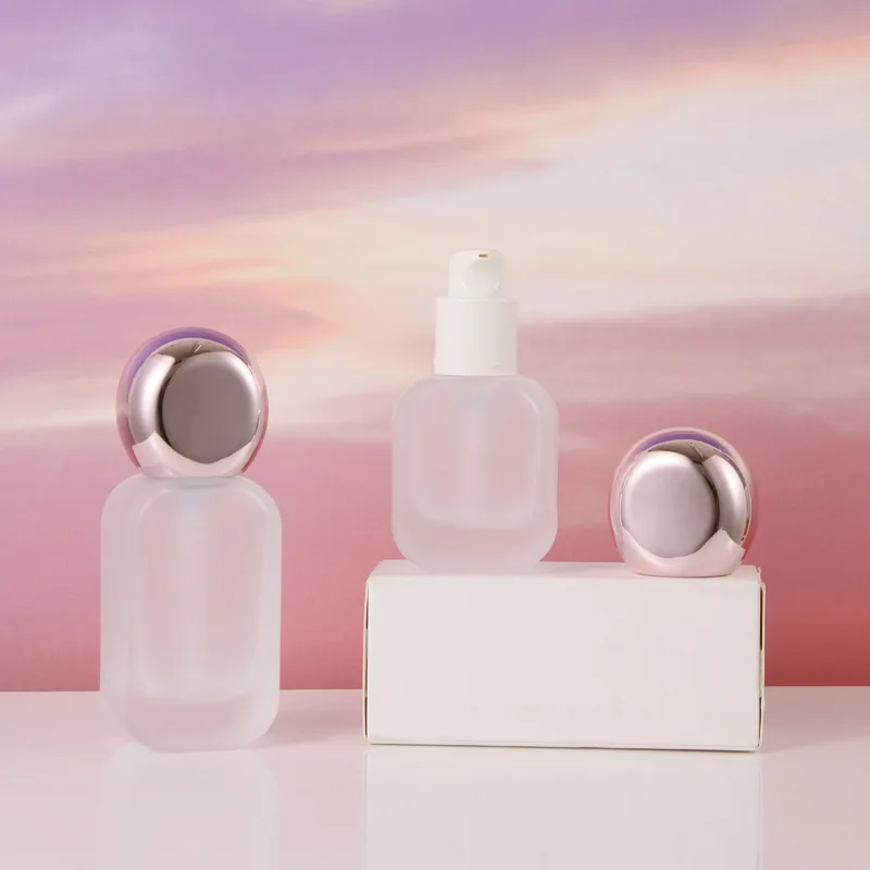 ขวดสเปรย์แก้ว 20 มล.-120 มล. สำหรับน้ำมันหอมระเหย ขวดสเปรย์พ่นละออง ขวดครีม โลชั่น ขวดปั๊มแบบเติมได้สำหรับเดินทาง