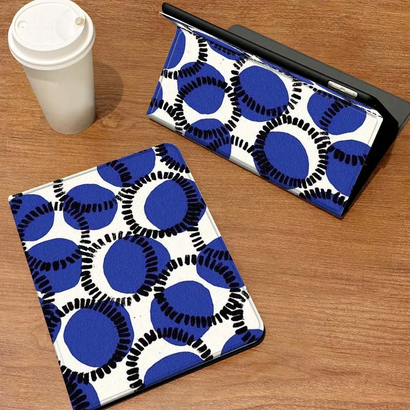 

Circular Abstract Art Pattern For Samsung Galaxy Tab A7 A9 A11 S6 A11 A8 S11 Lite Plus 10.4 10.5 10.1 Inch Tablet Case