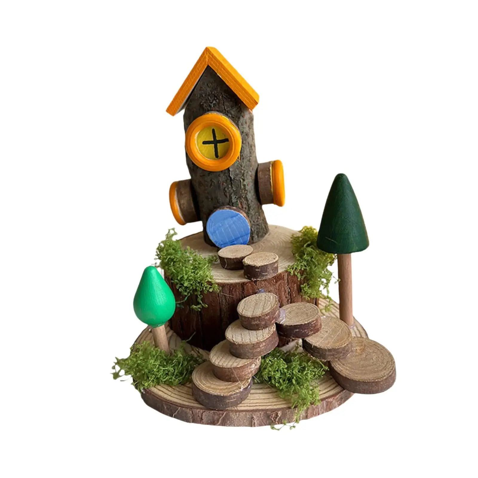 

Детские наборы для творчества из дерева для строительных проектов, набор для сборки деревянного домика, занятия по декорированию веток