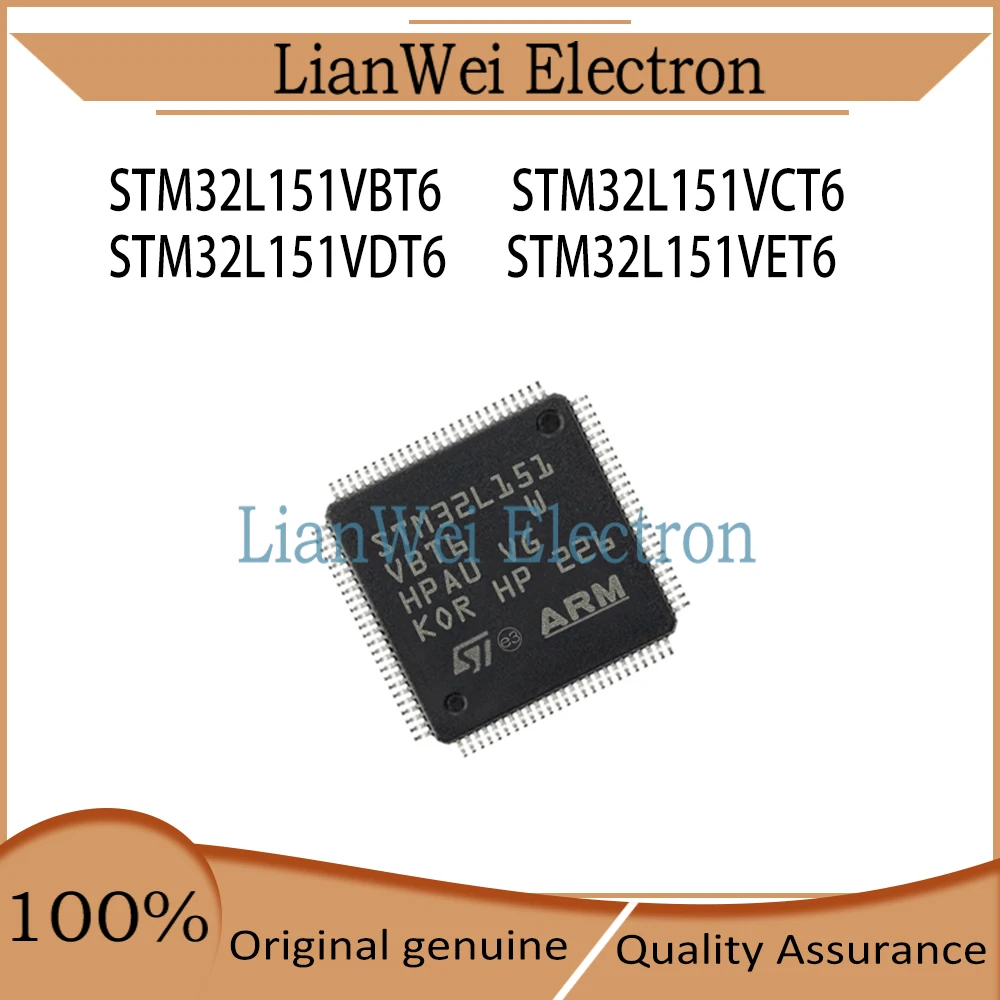 STM32L151 STM32L151VBT6  STM32L151VCT6 STM32L151VDT6 STM32L151VET6 IC MCU Chipset LQFP-100