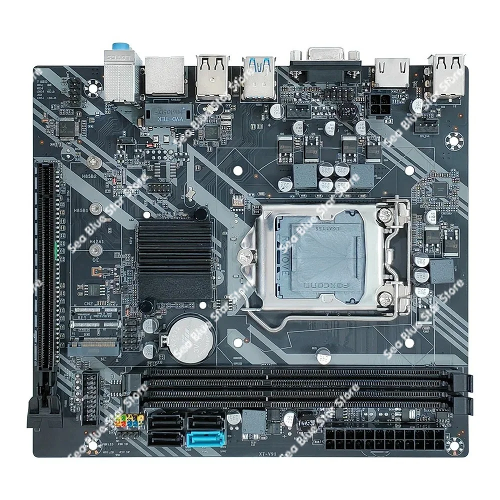 New B75 desktop computer main board with M.2 interface LGA-1155 pin DDR3 memory support 2/3 generation CPU