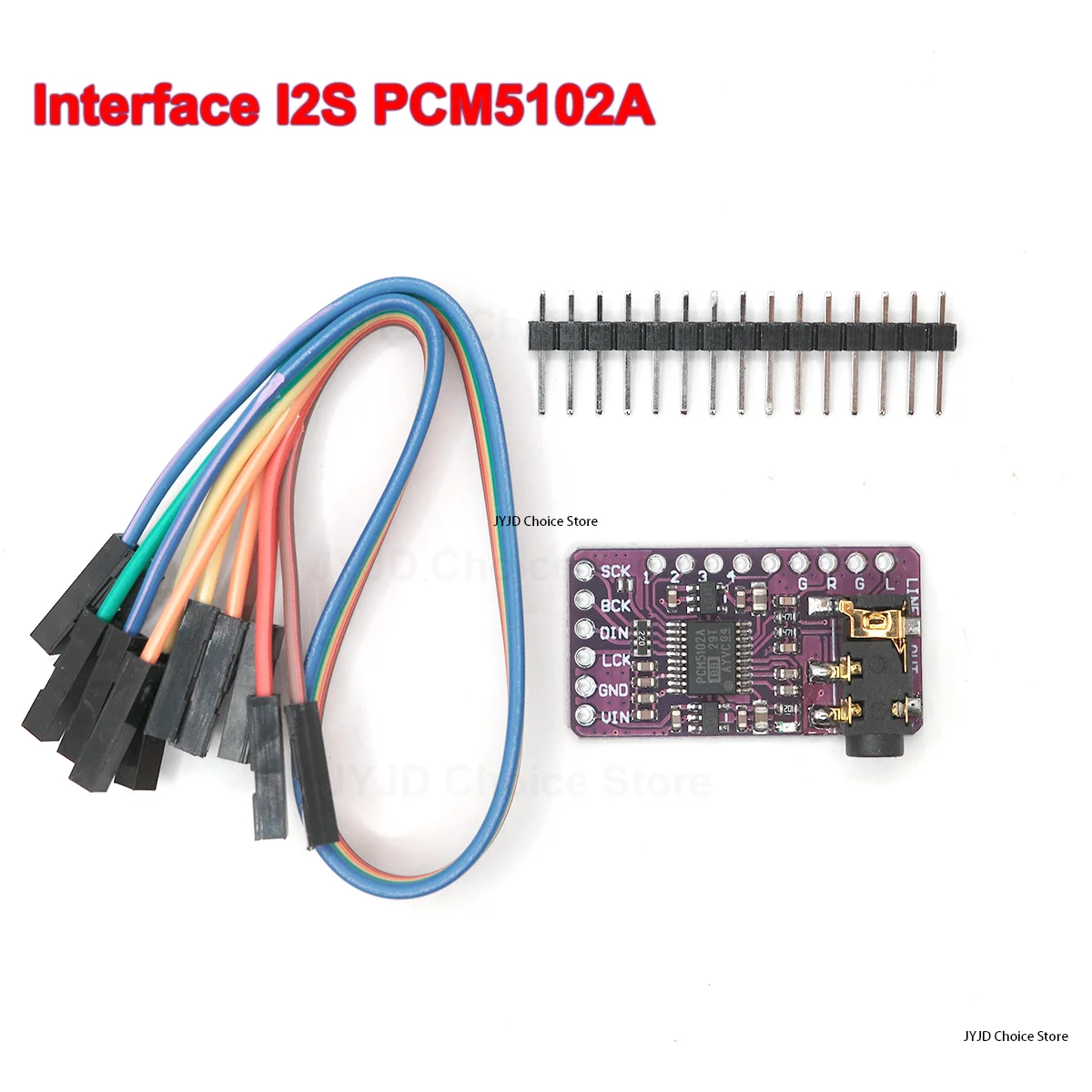 Interface I2S PCM5102A DAC Decoder GY-PCM5102 I2S Player Module For Raspberry Pi pHAT Format Board Digital PCM5102 Audio Board