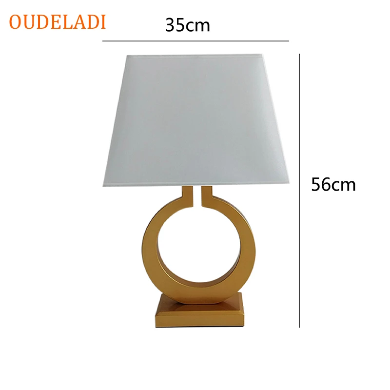 Imagem -06 - Americano Moderno Luxo Villa Ouro Mesa Decoração Candeeiro de Mesa Nordic Retro Quarto Cabeceira Led Luzes Leitura