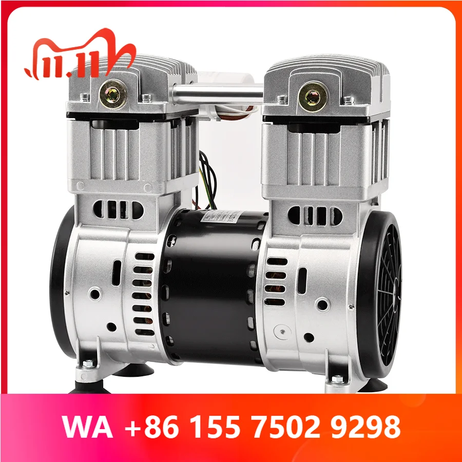 1500W / Oil-free acuum Pump Small air Pump Piston acuum Pumping