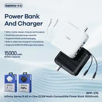 REMAX 45W Power Bank Fast Charging For iPhone 16 Pro MAX 15 14 iPad Android 20000mAh Portable PowerBank External Wall Charger AC