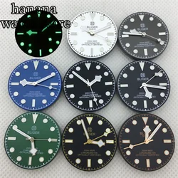 29mm rose gold white black luminous dial with hand with NH35 NH36 ETA2824 2836 Pearl DG2813 3804 Miyota8205 8215 PT5000 movement