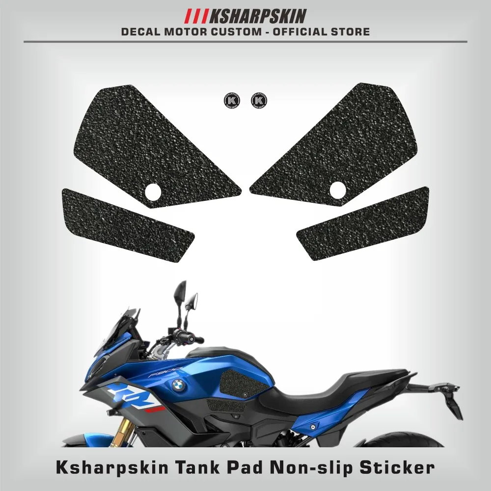 

Motorcycle protection pad tank grip fuel tank pad sticker gasoline knee traction side Non-slip decals for BMW 20 F900 XR F900XR