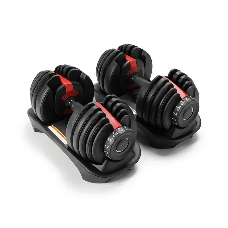 Factory price Custom logo fitness 52.5lb 90lb gym equipment set 24kg 40kg weights adjustable dumbbell