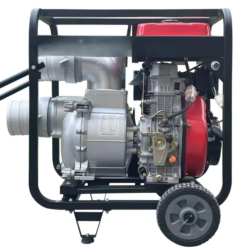 Large diameter diesel engine 6 inch suction pump Intelligent self-priming self-priming pump