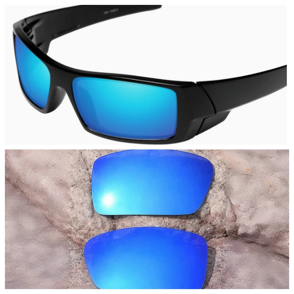 

Hokklo Polarized Replacement Lenses for Oakley Gascan OO9014 Sunglasses-Multi Colors Options