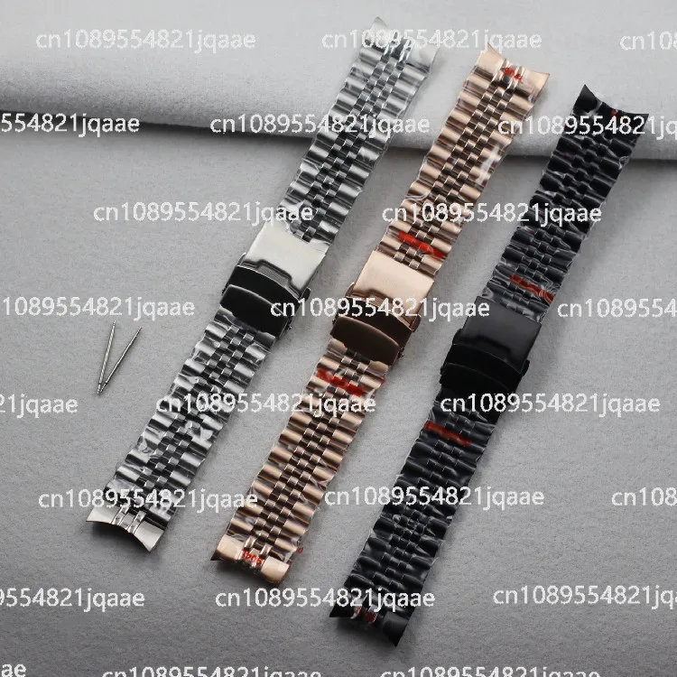 

2024 New Customized Talent Abalone 22mm Strap Five Beads Diving Watch Insurance Buckle Butterfly Buckle Fine Steel Strap