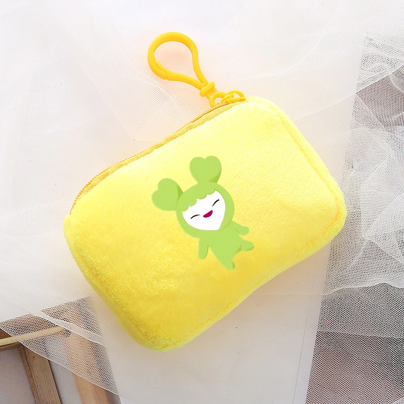 Twices Plush Coin Purse Keychains Korea Female Star Kawaii Wallet Backpack Key Ring Anime Money Bag Pocketbook Woman Girl Gift