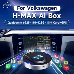 Carplay AI Box Android 13 Wireless Android Auto Smart TV Box For Youtube Netflix Toyota Mazda Hyundai Haval GMC Ford MG VW Kia