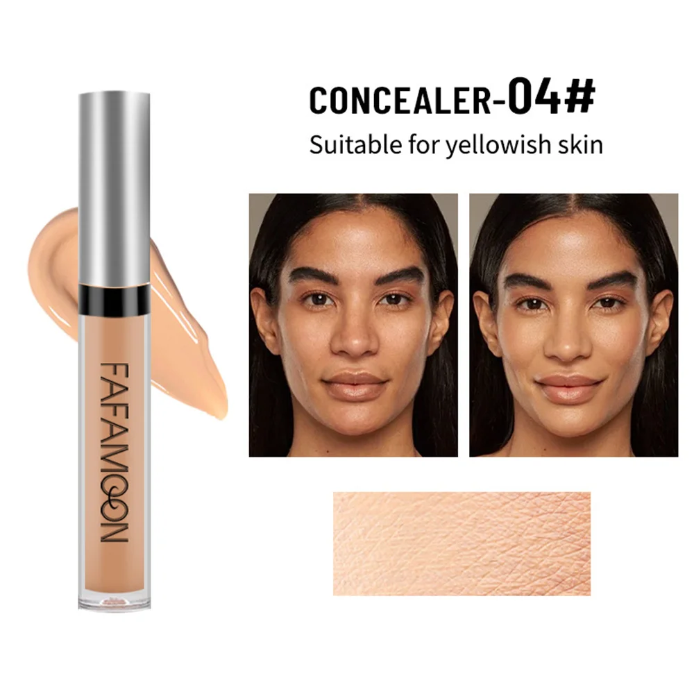 1/2/4PCS Lasting 8 Colors Shelf Life Of 3 Years Liquid Foundation No Card Powder Creamy Texture No Makeup Removal Concealer