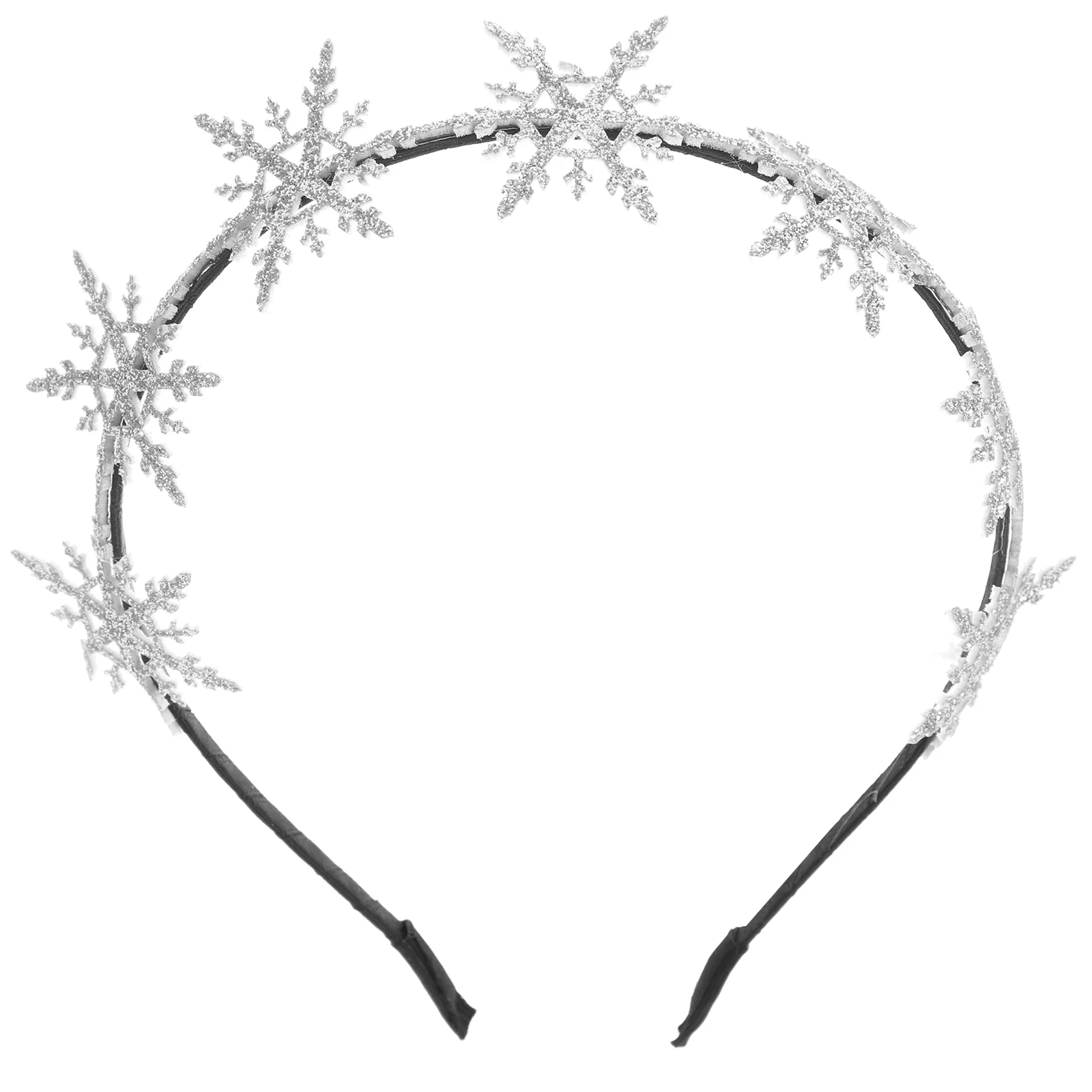 

Christmas Headband Snowflake Tiara Gold Outdoor Decorations Hair Hoop Headgear Child Girl Toys