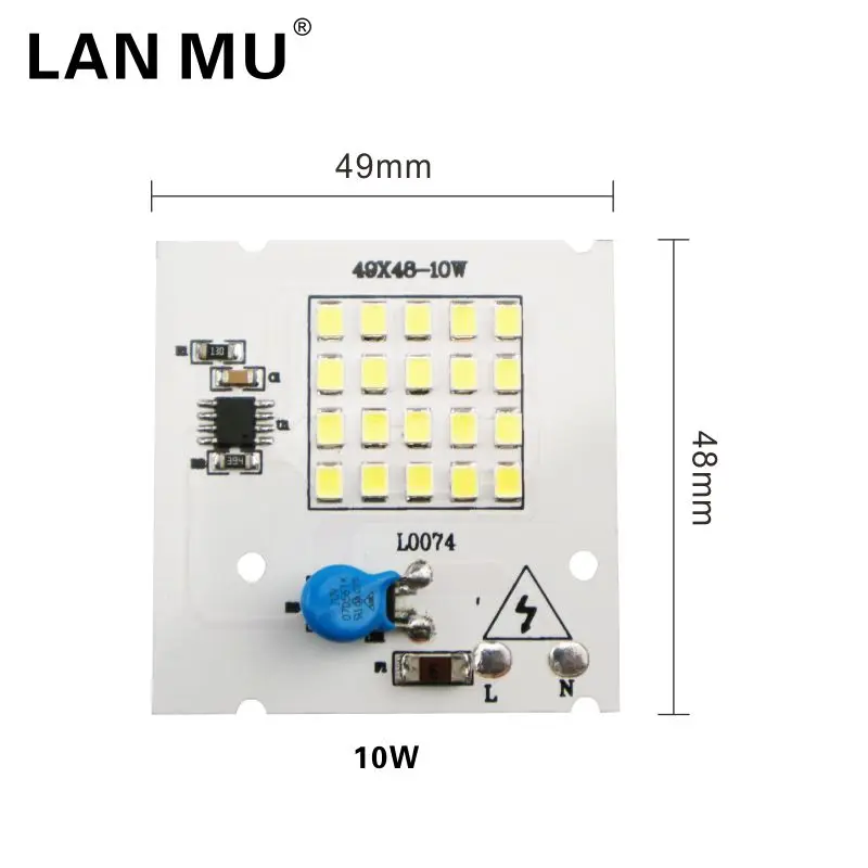 LED Lamp Chips 220V SMD Bulb 2835 Smart IC Led Light Input 10W 20W 30W 50W 100W For Outdoor FloodLight