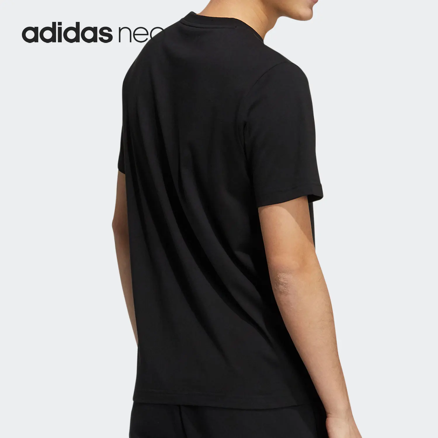 تي شيرت Adidas Official NEO مطبوع للرجال كاجوال بأكمام قصيرة H55283