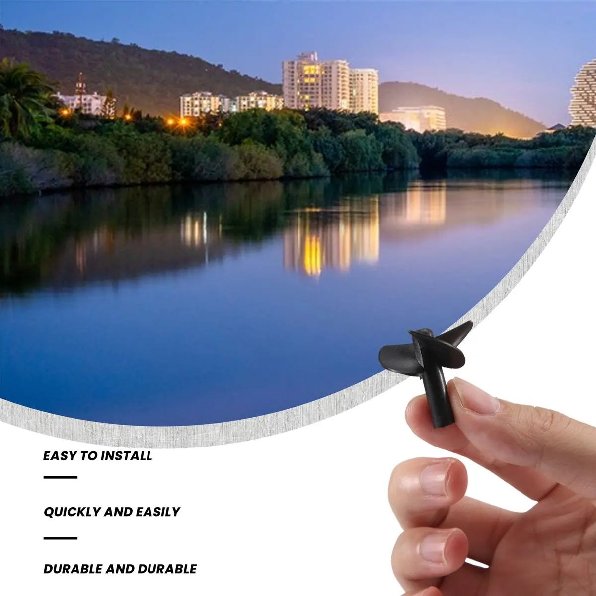 L79A RC Boat Spare Parts Propeller Set for 2011-5 Fishing Tool Bait Boat Fish Finder Ship Part Positive & Reverse Propeller,4 Pc