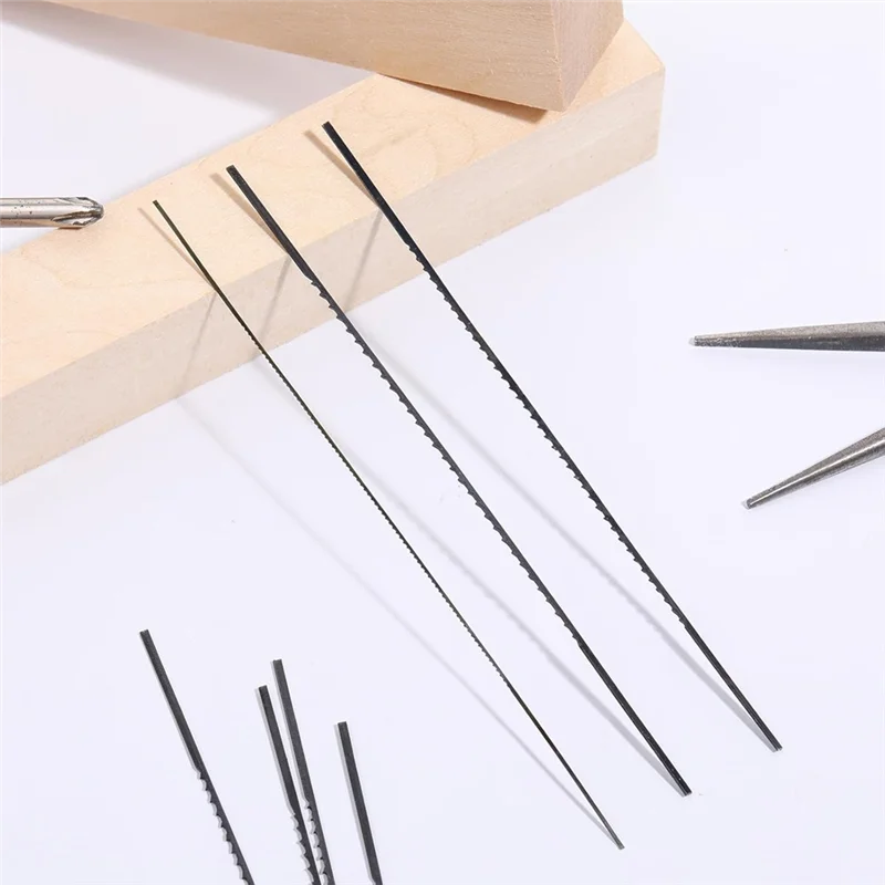 ABRW-Set di lame per sega da 5 pollici robuste (36 pezzi) - Kit di lame per sega a scorrimento con estremità semplice 30TPI, 12 TPI, 10TPI Seghe da taglio per legno