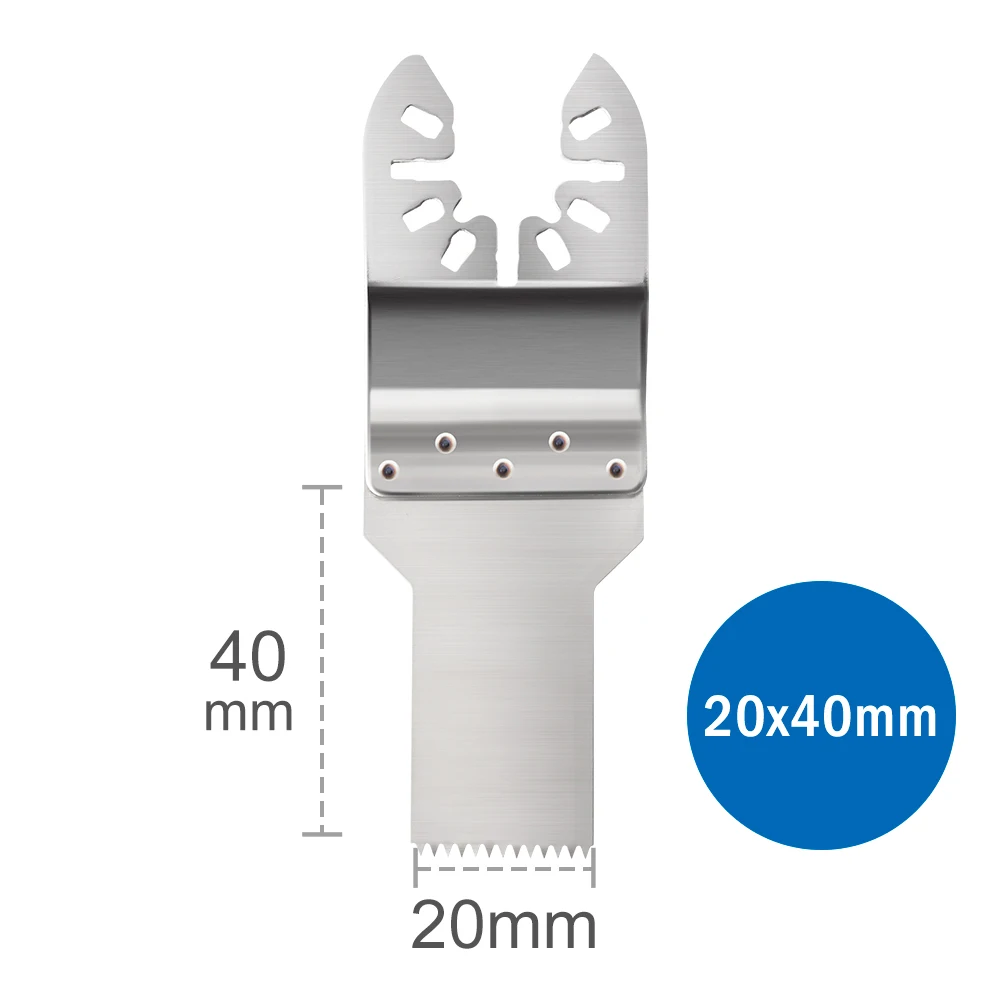 XCAN 1/5/10pcs 20mm Oscillating Multitool Saw Blades Stainless Steel Multitool Blades For Wood Plastic PVC Cutting