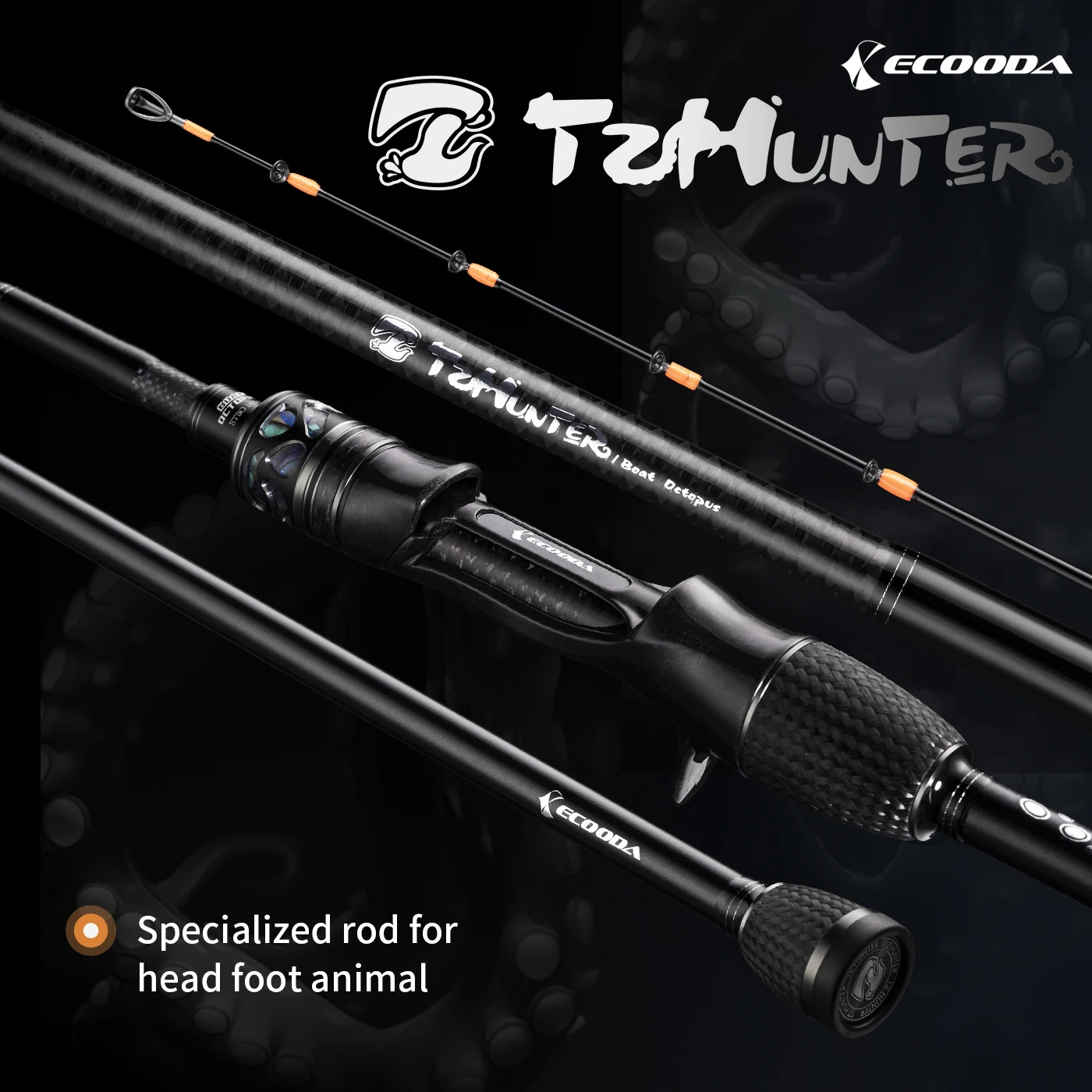 

Ecooda TZ hunter specialized rod for head foot animal eging long cast squid rod omo league IKA metal boat deep cuttlefish rod