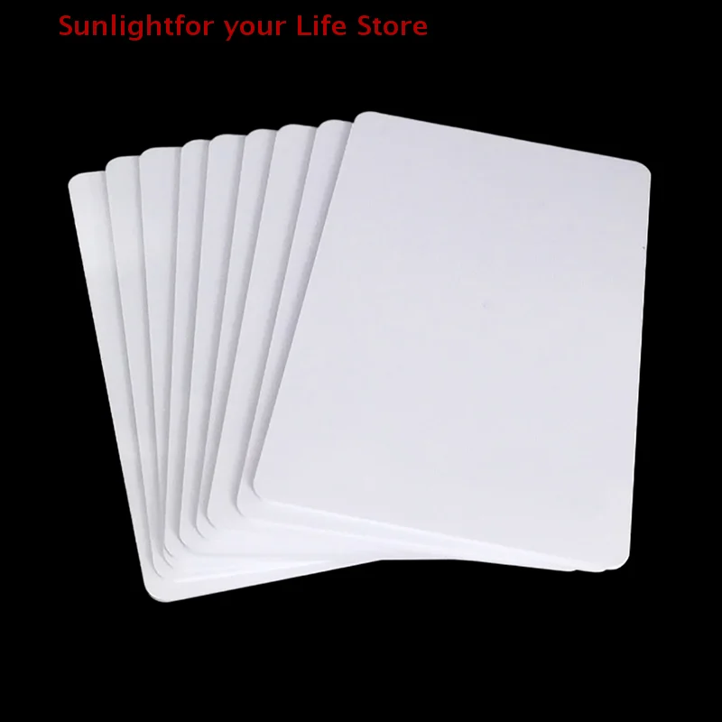 10 szt. Karty RFID 125 kHz z możliwością ponownego zapisu T5577/5200/EM4305, puste tagi PVC, inteligentne karty dostępu, karty kluczowe do odczytu, zapisu, programowania i klonowania.