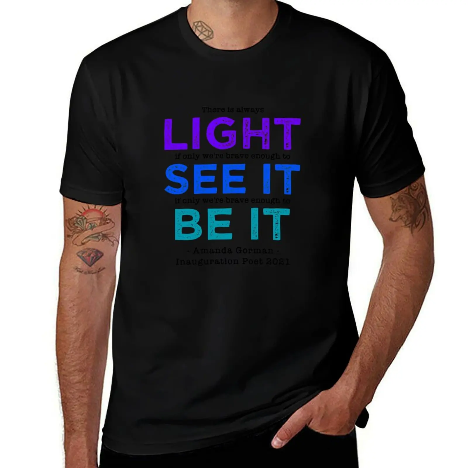 Amanda gorman inaugruration poet 2021 T-Shirt Holiday Party Tee Shirt T-Shirt