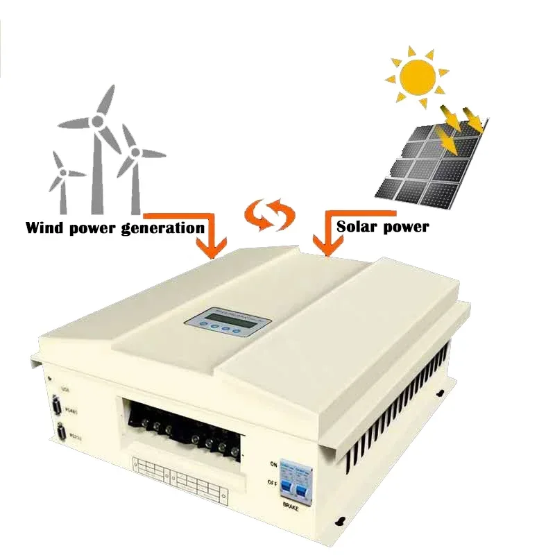 1KW-10KW Wind Turbine Hybrid Controller Support Wind Off-grid  Regulator Equipment