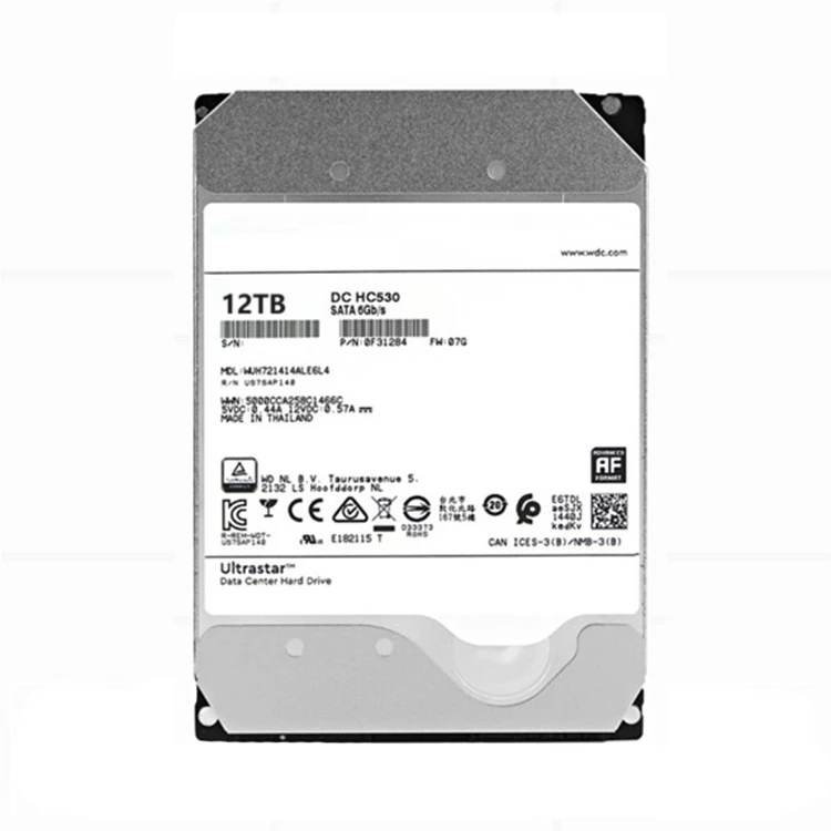 HDD DC HC530 12TB Enterprise Class Helium Disk Desktop Computer 7200 to 256M High-Speed Monitoring Hard Disk IN STOCK