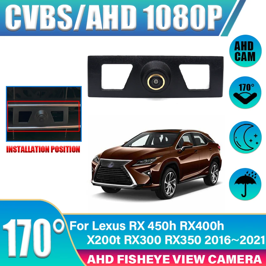 Auto Front View Camera For Lexus RX 450h RX400h X200t RX300 RX350 2016 2017 2018 2019 2020 2021 Night Vision HD CCD 1080P