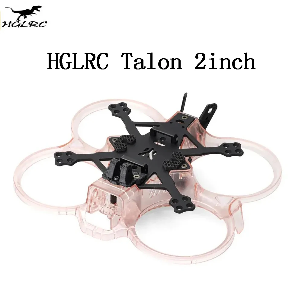 

HGLRC Talon 2inch 106mm FPV Frame Kit for Analog/O3 2inch RC FPV Cinewhoop Drone - Lightweight And Durable Drone Accessories