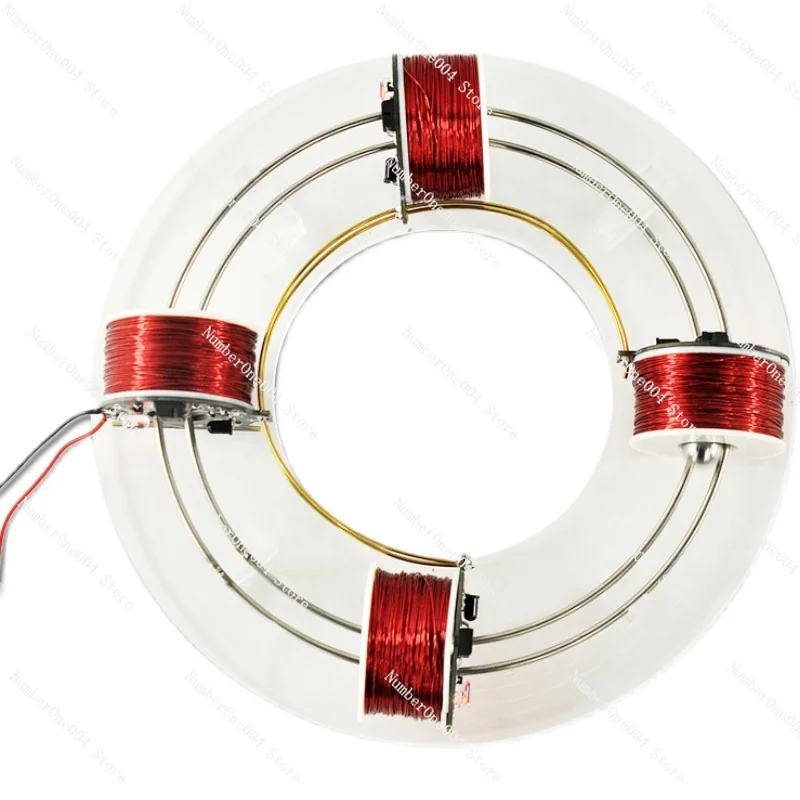 New Science Experiment of Electromagnetic Ring Cyclotron High Tech Toy Physics Self Made Electromagnetic Teaching Aid Model