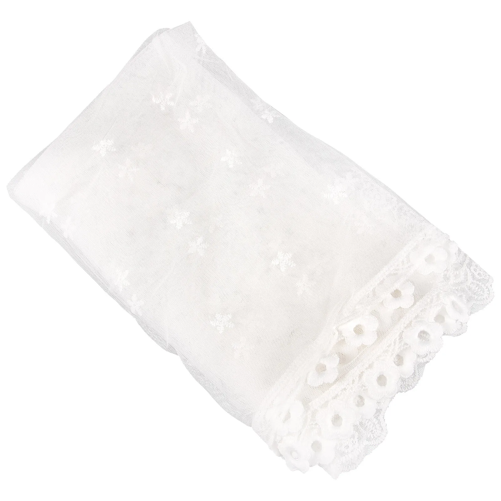 

Elegant Bridal Lace Veil Floor Length Lightweight Women Veil Cape Retro Design Wedding Party Church Bachelorette Photo Prop