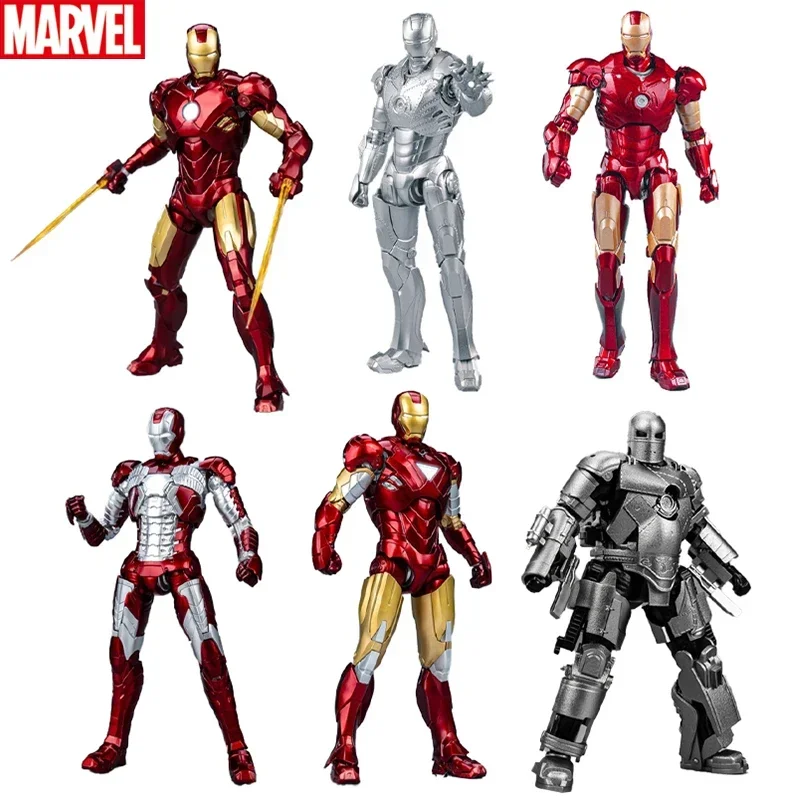 

Fondjoy The Avengers Iron Man Modle MK1 MK2 MK3 MK4 MK5 MK6 Assemble Toy Model Collectible Gift 1/12 Action Figures Toy Boy Gift