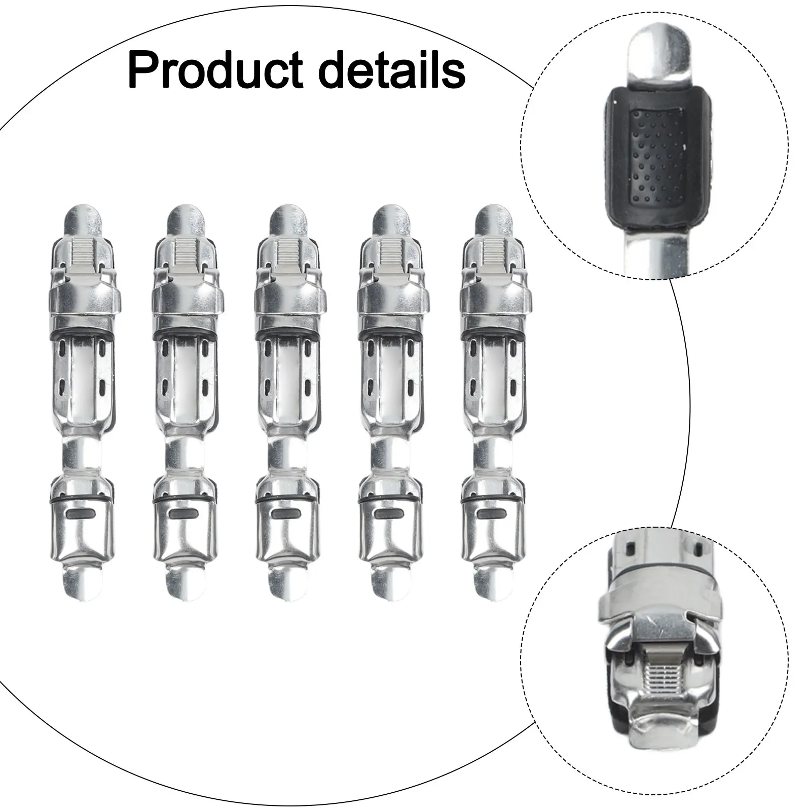 5PCS Stainless Steel Fishing Reel Holder Seat Seat Plate For DIY Rod Adjustable Reel Holder Fishing Tools