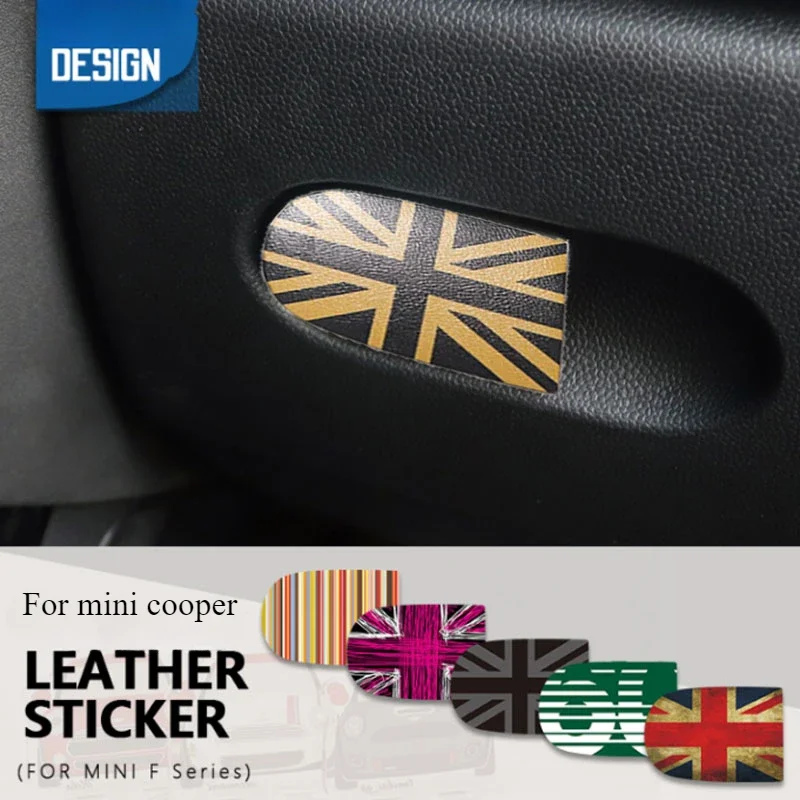 NIGHT JACK Автомобильный перчаточный ящик с ручкой, декоративный ящик для хранения, кожаная наклейка для MINI Clubman для COOPER S для F55 F56 F57 F54 F60