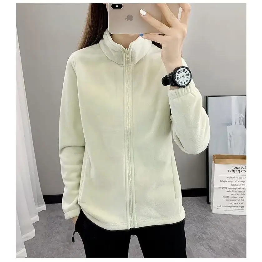Thickened Fleece Windproof Outdoor Casual Jacket for Men And Women Standard Fit Three-In-One Coat Warm Outdoor Clothing