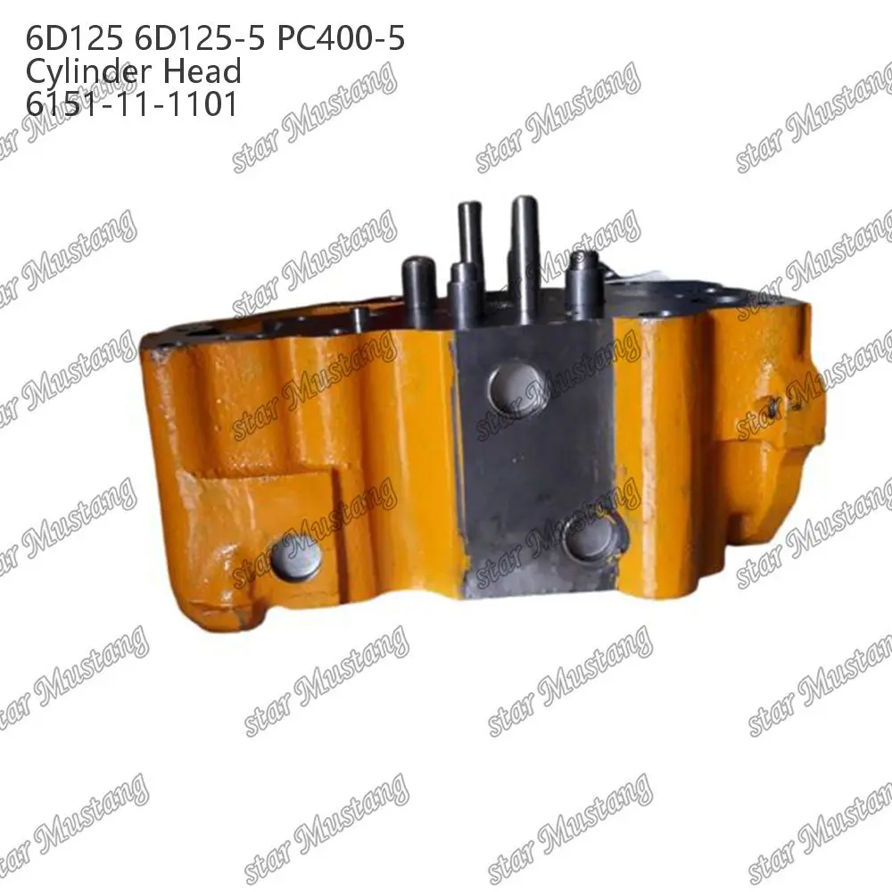 6D125 6D125-5 PC400-5 Cylinder Head 6151-11-1101 Suitable For Komatsu Engine