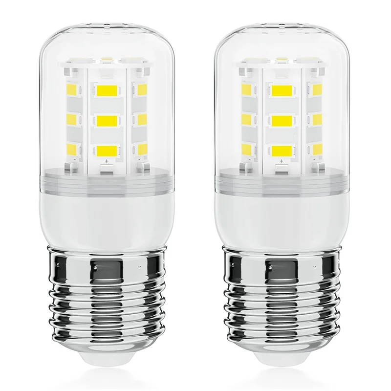 Lâmpada led para geladeira A39T-KEI d34l 5304511738 3.5w 85v-265v e27 luz branca para frigidaire kenmore 2 peças