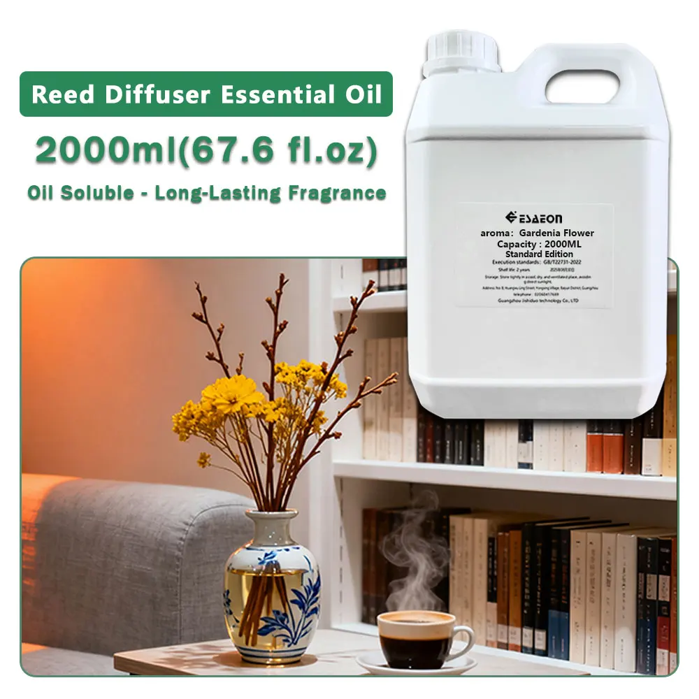 ESAEON Essential Oil - Vine Diffuser Replenishes Aromatic Oil, Aroma Reed Diffuser Oil, Black lce Kempinski 2000ML (67.6 fl.oz)