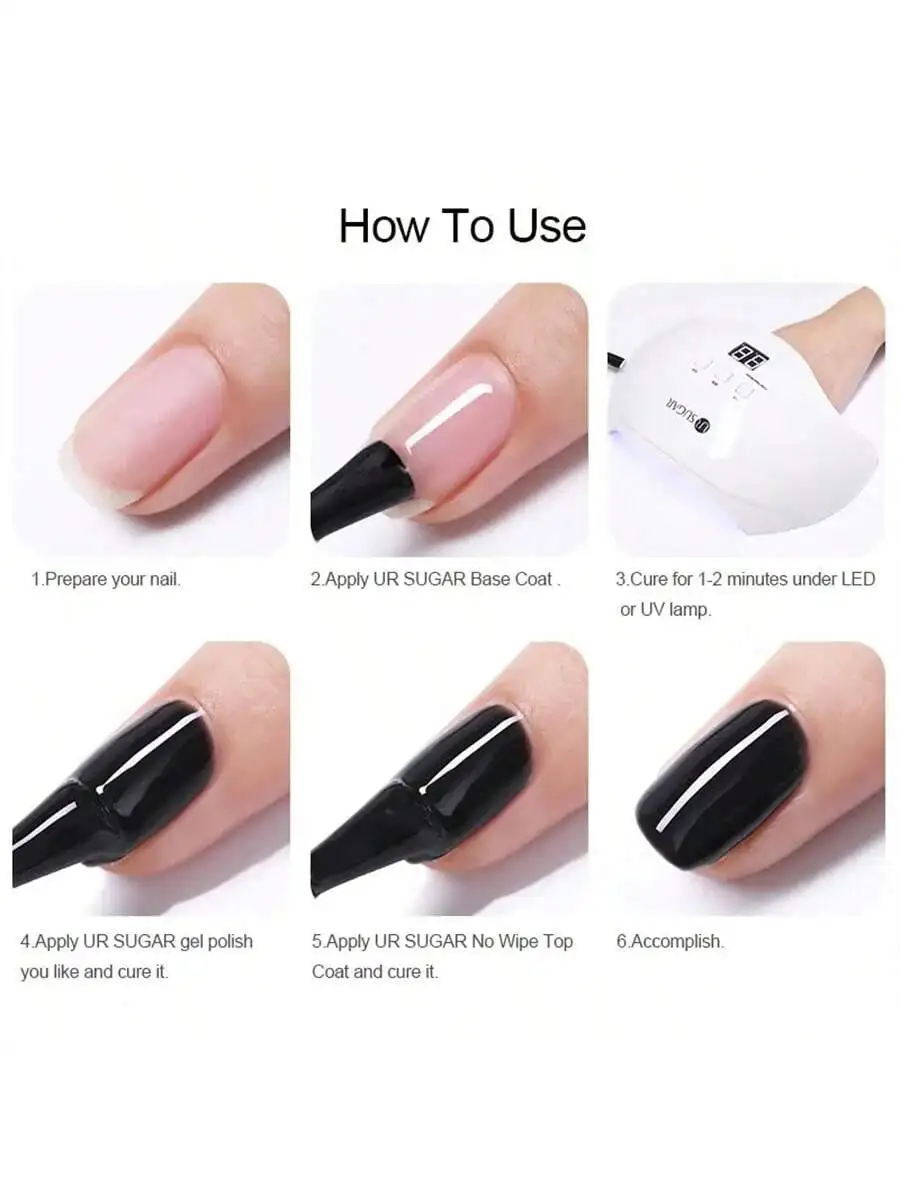 6-Farben-Gel-Nagellack-Set, UV-LED-Nagelgel, semi-permanent, DIY Salonqualität Nail Art Gel für Frühling und Sommer – Detail 7