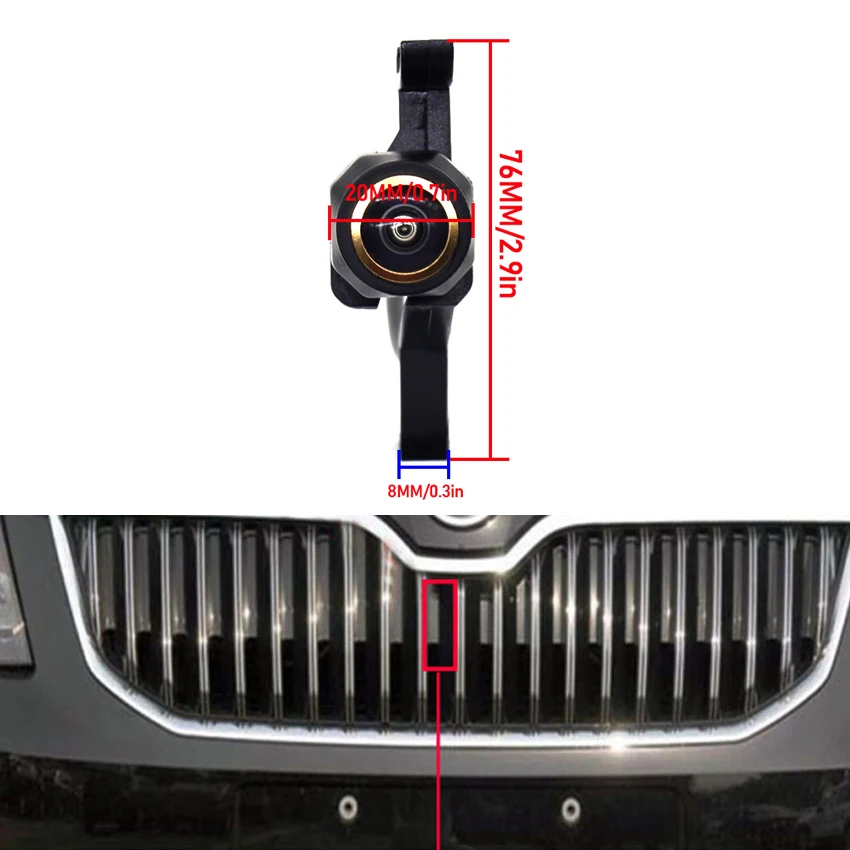 HD Car Front View LOGO Parking Camera AHD 1080P Night Vision For Skoda Octavia Scout 3 Mk3 5E 2013 2014 2015 2016 2017 2018