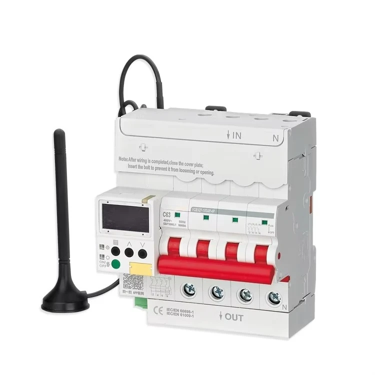 Neue Produktintelligenz Einphasiger MCB 6KA Wifi Smart Circuit Breaker