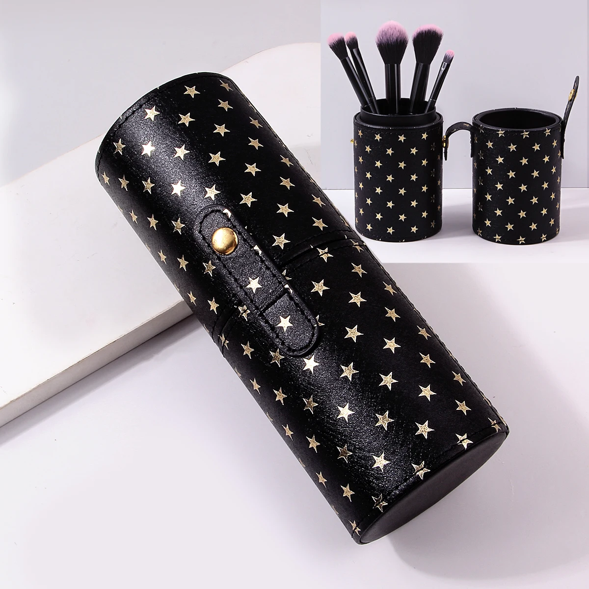 

Makeup brush storage bucket cosmetics lipstick Eyebrow pencil Storage box dresser desktop storage bucket Student pencil bucket