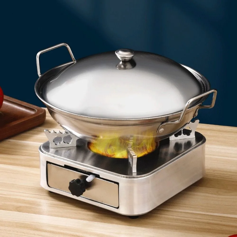 

Kitchenware Square Stainless Steel Alcohol Stove Drawer Style Silver Burner Stove Ultralight Camping Furnace Outdoor Hiking