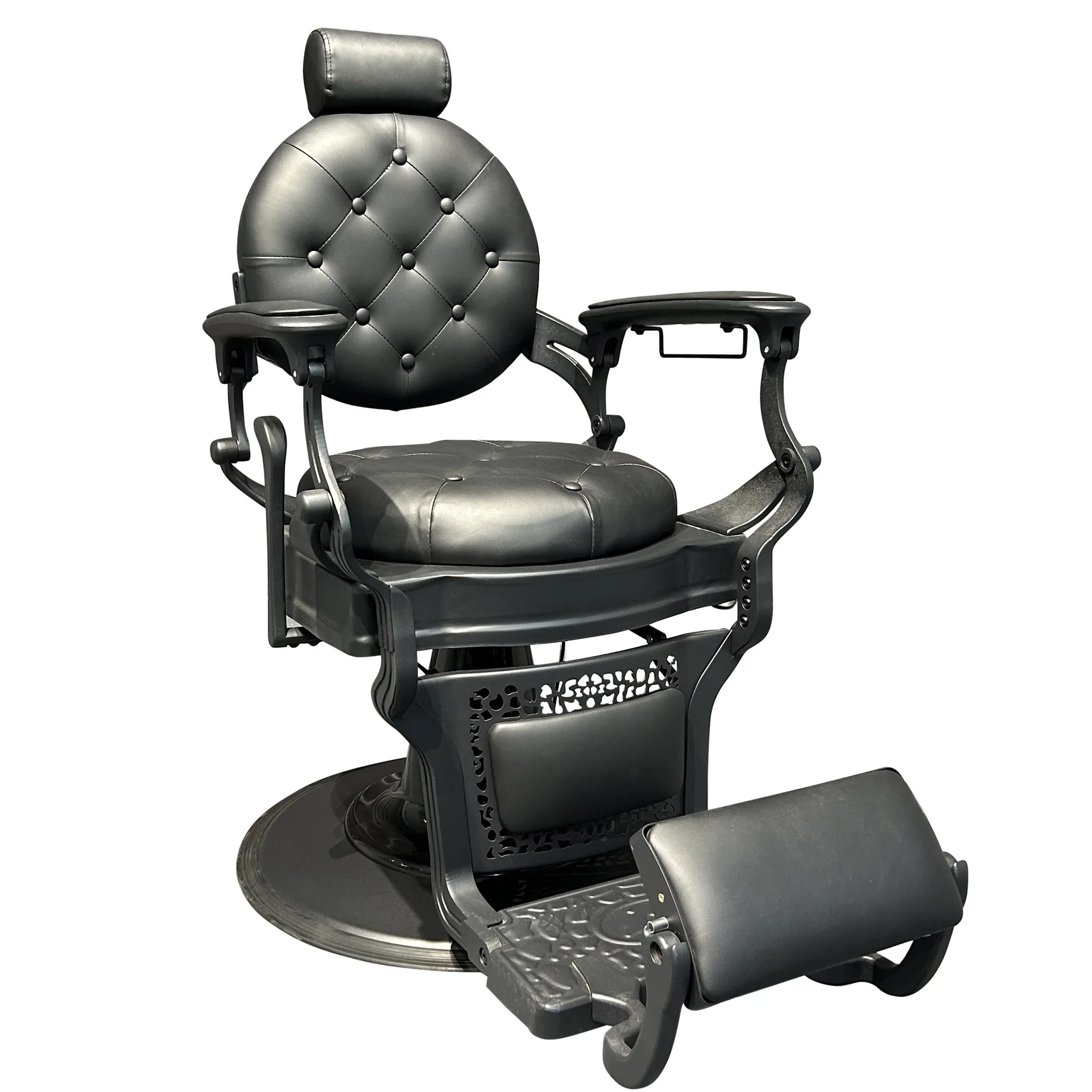 

Cross-border Hairdressing Chair Hydraulic Men's Barber Chair Stainless Steel Barber Chair Foreign Trade Factory Direct Sales Sal