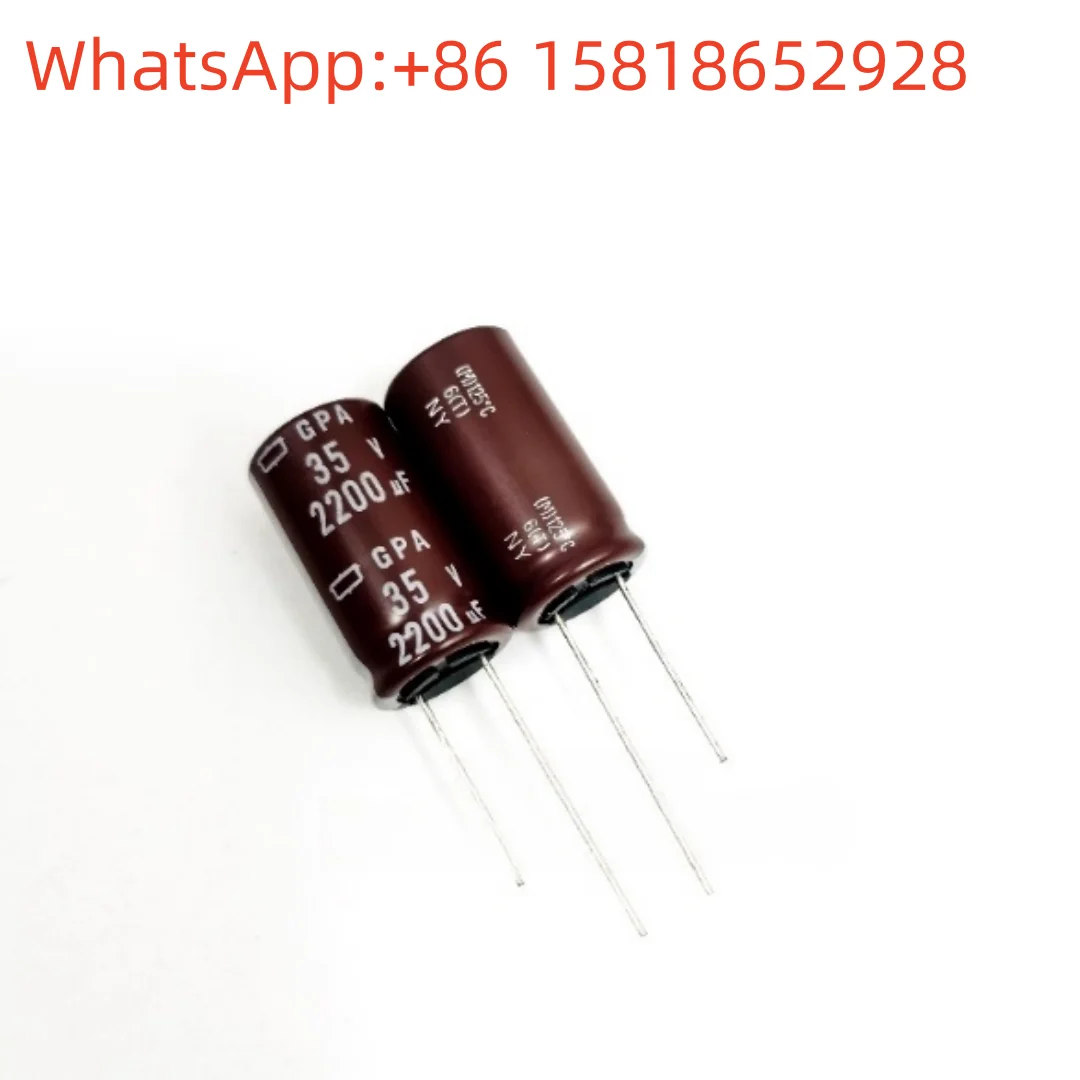 5pcs 35V 2200UF 16X30 Black Diamond GPA High Temperature Resistant 125°C Electrolytic Capacitor 2200UF 35V