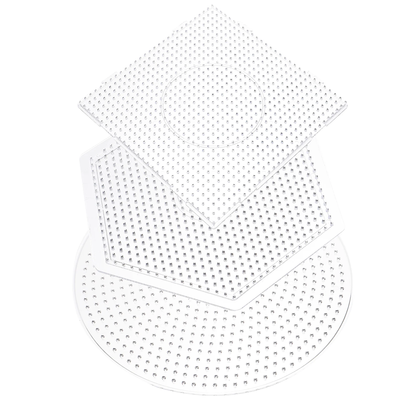 Ironing Bead 5mm Fuse Beads Boards Clear Plastic Pegboards for Kids Craft Beads